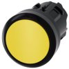 Przycisk 22mm tworzywo żółty płaski z samopowrotem SIRIUS ACT 3SU1000-0AB30-0AA0