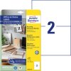 Avery-Zweckform LR3655-10 Etykieta uniwersalna 210 x 148 mm Papier makulaturowy biały 20 szt. Trwały Drukarka Laserowa,