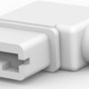 Insulating sleeve for 6.35 mm, 1 pole, PA, UL 94V-0, natural, 1-176497-1