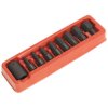 Sealey AK5609 Impact Hex Bit & Holder Set 9pc 1/2"Sq Drive