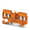 Złączka szynowa 4-przewodowa 2,5mm2, listwa zaciskowa koloru pomarańczowego XT 2,5-QUATTRO OG /50szt./