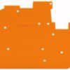 End/Intermediate plate, 1 mm, orange for terminal block, 2020-2292