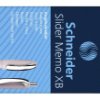 Schneider Schreibgeräte Etui 4x Memo + 1x Rave pearl 150235 Długopis Kolor zapisu: niebieski 5 szt.