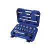 Faithfull 121022N1 Socket Set of 22 Metric 1/2in Drive