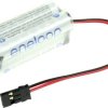 Pakiet akumulatorów AAA, NiMH Panasonic eneloop Würfel F2x2, Ilość ogniw: 4, 4.8 V, 750 mAh, Przewód, wtyczka