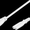 2.0 m device power extension lead, white