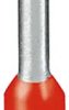 Insulated wire end ferrule, 1.0 mm², 14 mm/8 mm long, DIN 46228-4, UL 486F-E, NFC 63-023, red, 3200904