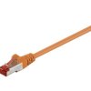 Kabel Patchcord CAT 6 S/FTP PIMF RJ45/RJ45 0.15m pomarańczowy