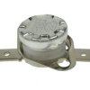 Termostat; bimetaliczny; KSD301A-050OF1-C; NC; 50°C; 43°C; 10A; 250V AC; metal fi 16x12mm z uchwytem ruchomym; konektory 6,3mm p