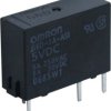 Relay, 1 Form A (N/O), 24 V (DC), 2.88 kΩ, 5 A, 30 V (DC), 250 V (AC), G6D-1A-ASI 24VDC