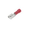 Konektor płaski żeński izolowany 6.3mm 0.8mm 0.5-1mm² - końcówka kablowa
