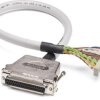 Przewód łączący PLC Phoenix Contact FLK 50/EZ-DR/D37SUB/200/Y81P-O 2302612, 1 szt.