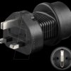95307 Travel adapter earthing socket/UK plug