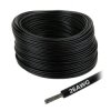 Przewód silikonowy miedziany ocynowany 26AWG - 28 żył - 0,14 mm2 - czarny - elastyczny