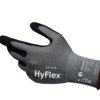 Krótki Ansell rozmiar: 11zakres: HyFlex 11-571 Czarny, Szary materiał: Włókno węglowe, HPPE, HPPE, HPPE, Nylon, Nylon,