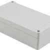 ABS enclosure, (L x W x H) 160 x 90 x 45 mm, light gray (RAL 7035), IP66, 1555JLGY