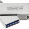 MyMEDIA My Dual USB 3.2 Gen 1 /USB C Drive 128GB Pendrive USB 128 GB srebrny 69271 USB 3.2 Gen 1, USB-C®