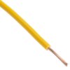Przewód jednożyłowy linkowy, 2491X, 1,5 mm², 30/0,25 mm, 15 AWG, PVC, 750 V, Żółty, dł. 100m, RS PRO