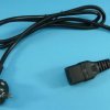 KABEL C19->WT.SIEC. 1,50mb KĄT.CZARNY