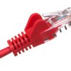 Kabel krosowy patchcord U/UTP kat.5e CCA czerwony 2m 68359