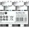 10 x baterie alkaliczne everActive Industrial 6LR61 / 6LF22 9V (taca)