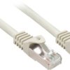 kabel LAN LINDY 48391, 1 szt., RJ45, CAT 5e, F/UTP, 1.00 m, szary