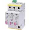 Ogranicznik przepięć Typ 2 (C) 3P 20kA 1,5kV ETITEC C T2 275/20 3+0 RC 002440400 ETI