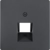 Berker Q.1/Q.3 Element centralny do gniazda przyłączeniowego UAE 1-k. antracyt/ aksamit 14076086