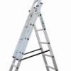 Drabina przemysłowa 150kg 3 elementy 8 stopni aluminiowa STALCO S-40554