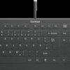 AK-C8112-US-B/DE Keyboard, USB, IP68, can be disinfected, black, QWERTZ