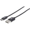 Manhattan 354912 USB cable USB-A to USB-C Black 0.50 m