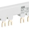 Szyna zbiorcza 3-fazowa PS1-2-1-65 dla 2 MS116 / MS132 z 1 HK/SK, Ie=65A 1SAM201906R1112