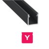 Profil LUMINES typ Y czarny anod. 2,02m n/t 773834