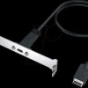 G-AD-ETC-10G Slot bracket 1x USB-E > 1x USB 3.1 Type-C