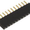 Gniazdo PCB 12 -pinowe raster: 2.54mm typu płytka – płytka Proste Przewlekany