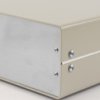Aluminum enclosure, (L x W x H) 99 x 254 x 244 mm, gray (RAL 7046), IP32, 1402K