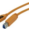 Tether Tools Kabel USB USB 3.2 Gen1 (USB 3.0) Złącze męskie USB-A, Złącze męskie USB-B 4.60 m pomarańczowy CU5460ORG