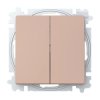 Łącznik podwójny schodowy ZONI pudrowy beżowy 3559T-A52345 242W 2CHT595235A6242