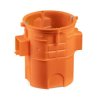 Puszka podtynkowa S60GFw 60 mm ekstragłęboka 80 mm szeregowa z wkrętami pomarańczowa 33009008 SIMET