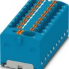 Distribution block, push-in connection, 0.34-4.0 mm², 41 A, 6 kV, blue, 1047419