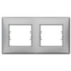 SEDNA Ramka 2 podwójna pozioma IP44 aluminium SDN5810660 SCHNEIDER ELECTRIC