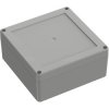 PC enclosure, (L x W x H) 135 x 135 x 60 mm, light gray (RAL 7035), IP66/IP68, BYB-3-90H0212