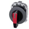 Siemens 3SU10622EM200AA0 3SU1062-2EM20-0AA0 Przełącznik blokada czerwony 2 x 45 ° 1 szt.
