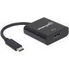 Manhattan 152020 Displayport USB Adapter Black Colour-Coded 21.00 Cm