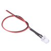 Orange 8mm Prewired LED Clear Lens 20cm Cable 12V