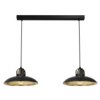 Lampa Wisząca Felix Black/Gold 2Xe27 Mlp8907 Milagro