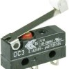 Mikroprzełącznik DC3C-A1RC 250 V/AC 0.1 A 1 x wł/(wł) ZF IP67 chwilowy 1 szt.