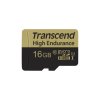Karta Micro SD MicroSD, 16 GB Nie MLC, Transcend High Endurance -25 → +85°C