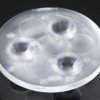 Soczewka LED szerokokątna 3-LEDowa 50 (Dia.) x 10.7mm, D 50mm, kąt widzenia 36°, do użytku z Cree XB-D, Cree XP-E, Cree