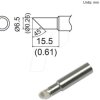 T19-C65 Soldering tip T19-C65, 6.5 mm, bevelled